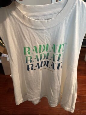 Spiritual Gangster Ivory Cozy Short Sleeve Top